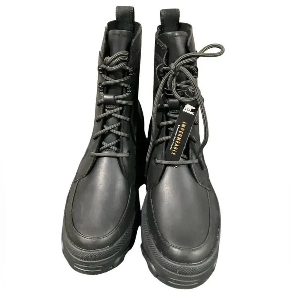 Sorel Women’s Lace-Up Boots Black Size 6.5 NIB